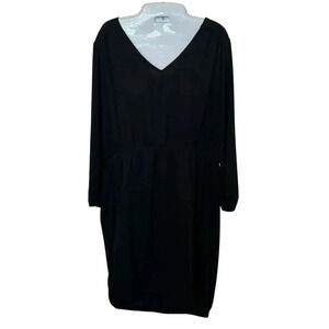 NWT Black Long Sleeve Skies Are Blue Dress with cutout details on back Size XLP